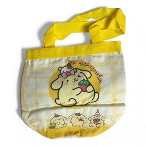 Pompompurin Canvas Tote Bag 11x8.5x4 Sanrio